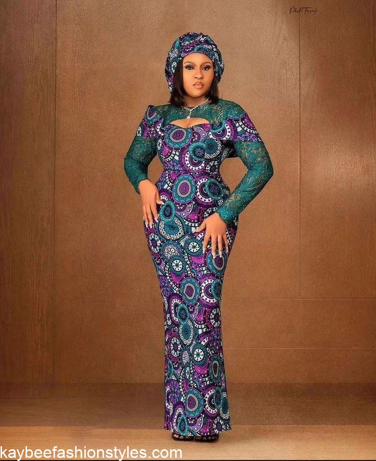 Latest Ankara Gown for Wedding Guests