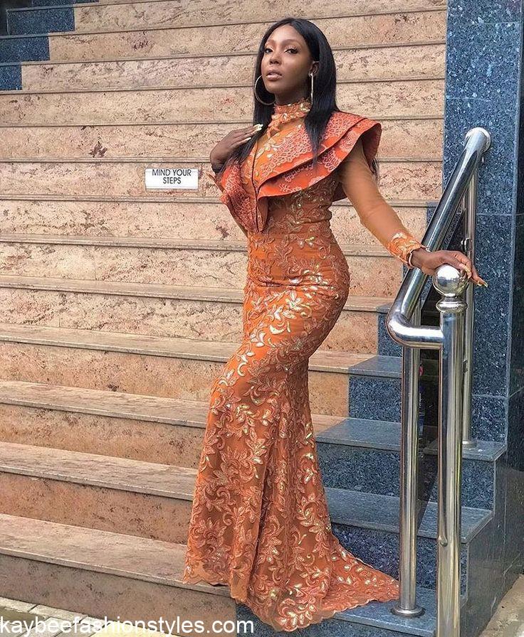 Best Lace Gown Styles for Ladies in 2022 and 2023