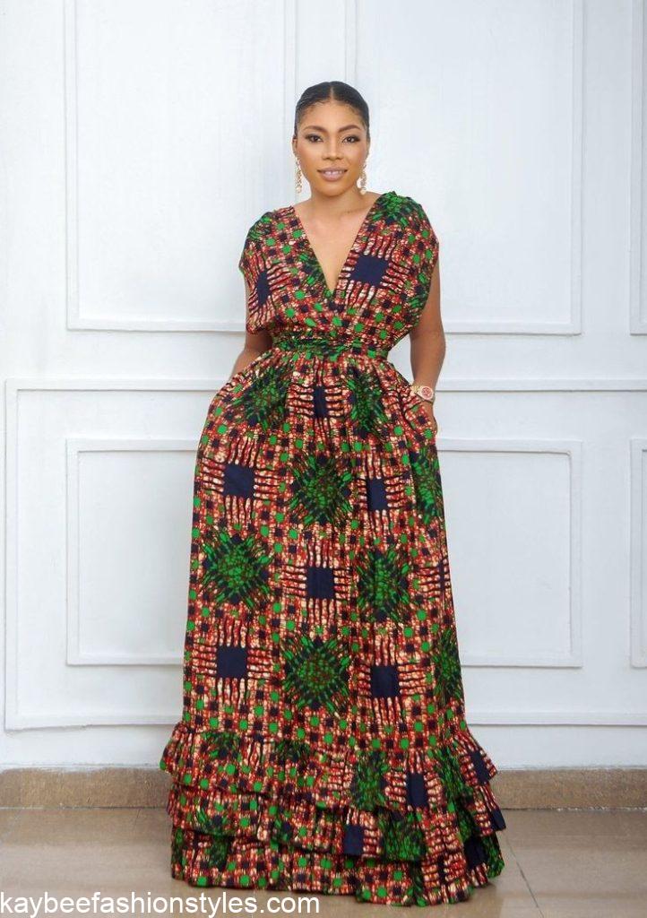 Latest Ankara Gown for Wedding Guests