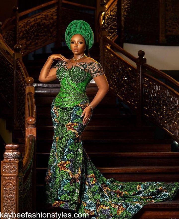 Latest Ankara Gown for Wedding Guests