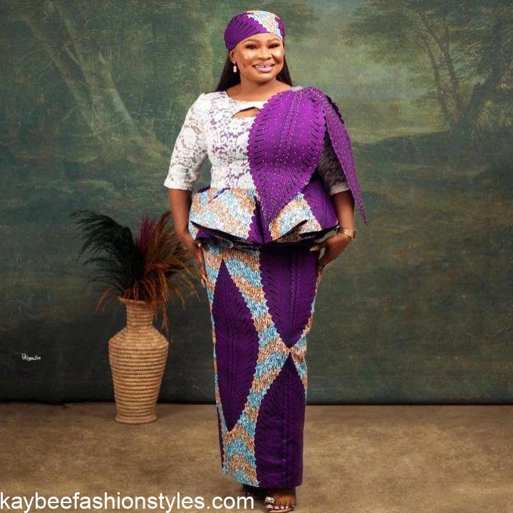 Ankara Skirt and Blouse Styles 