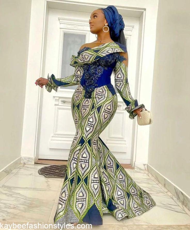 Latest Ankara Gown for Wedding Guests