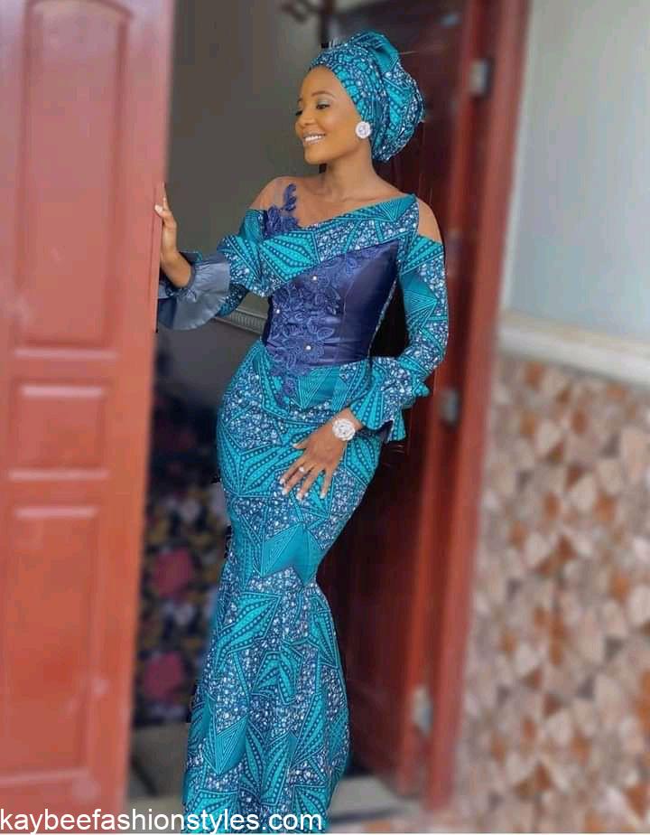 Latest Ankara Gown for Wedding Guests