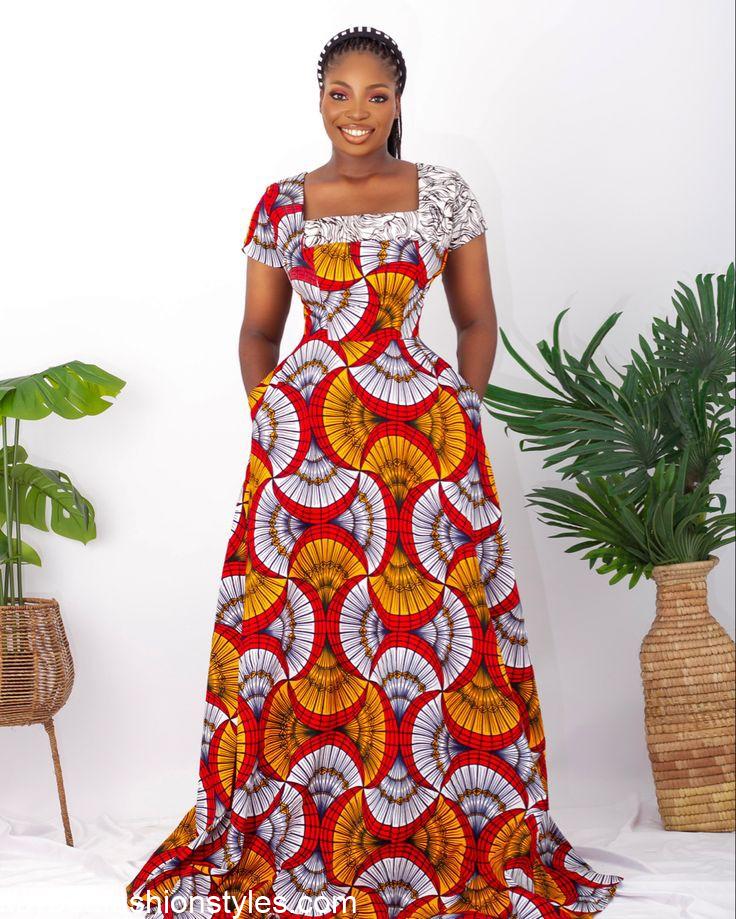 Ankara Styles for Big Tummy Ladies