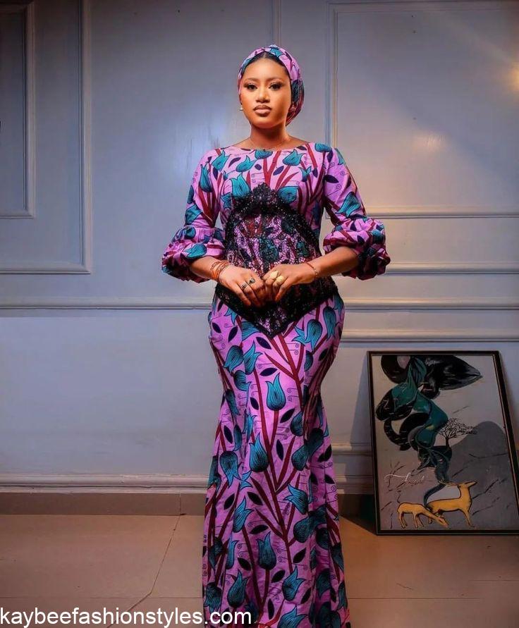 Latest Ankara Gown for Wedding Guests