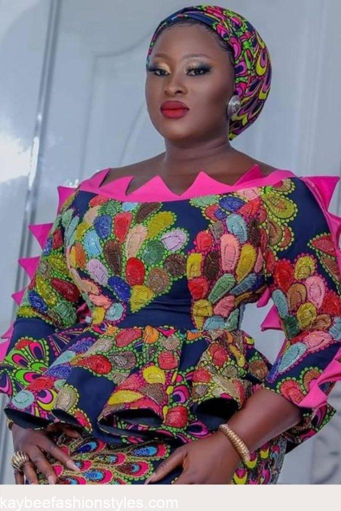 Ankara Skirt and Blouse Styles 