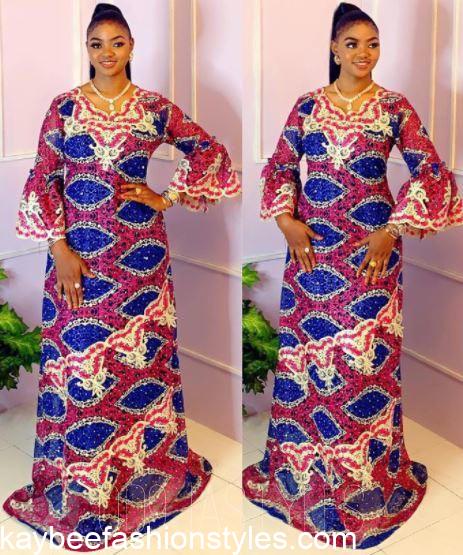 Latest Kaftan Gown Styles for Ladies in 2022 and 2023