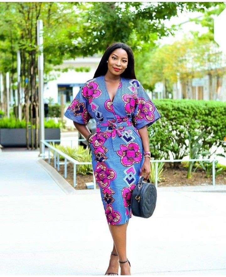 Beautiful Ankara and Lace Wrap Gown Styles in 2024 Kaybee Fashion Styles