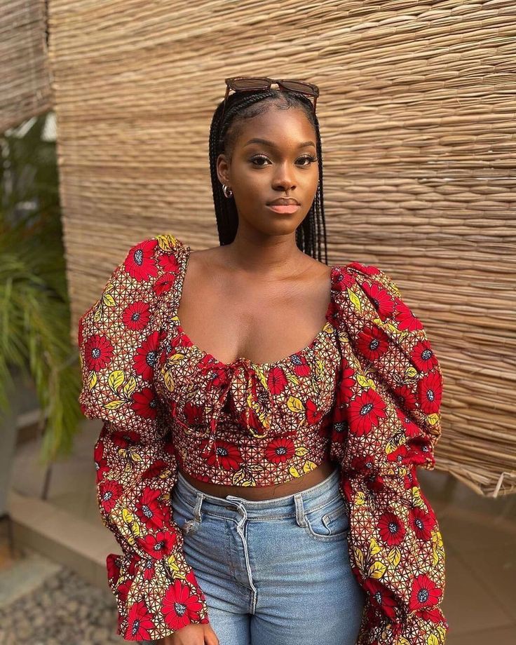35 Latest Ankara Crop Top Styles for Ladies