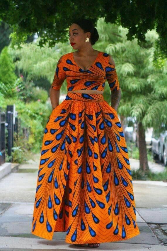 35 Latest Ankara Crop Top Styles for Ladies