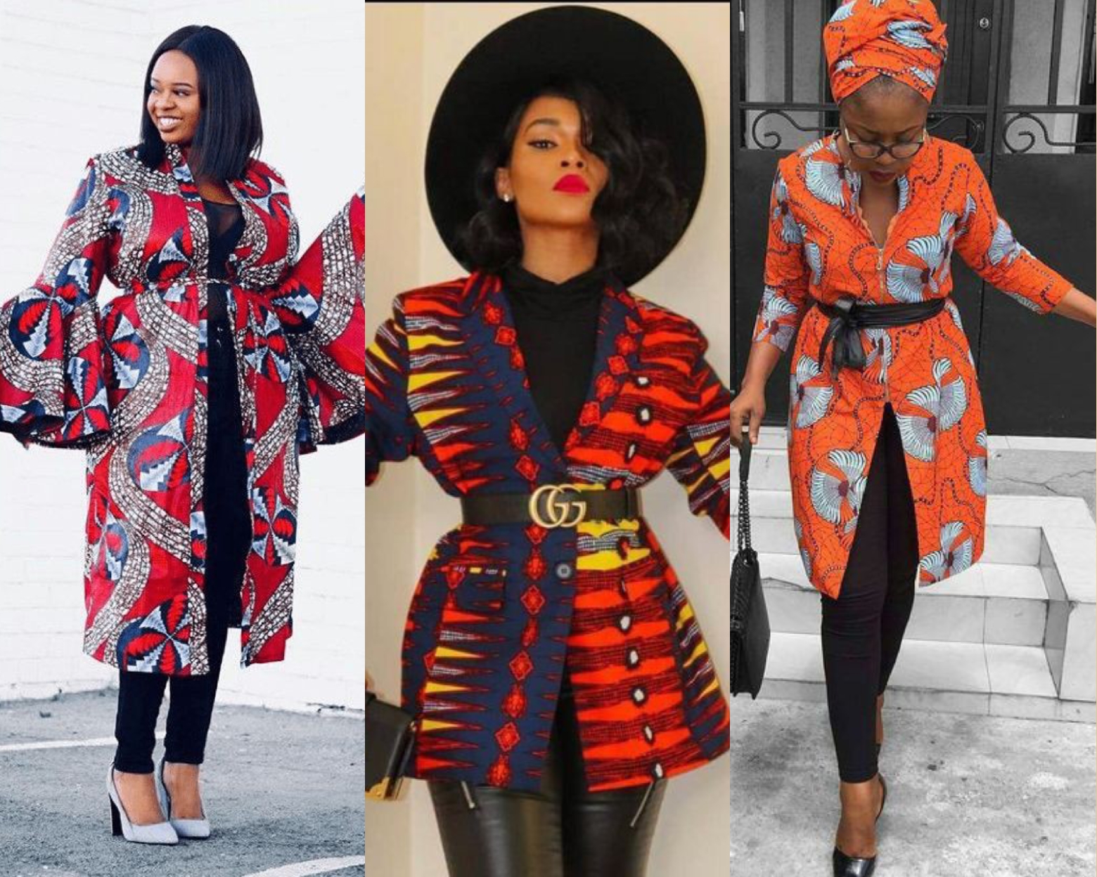 35 Trending Ankara Kimono Jackets And Dresses For 2023