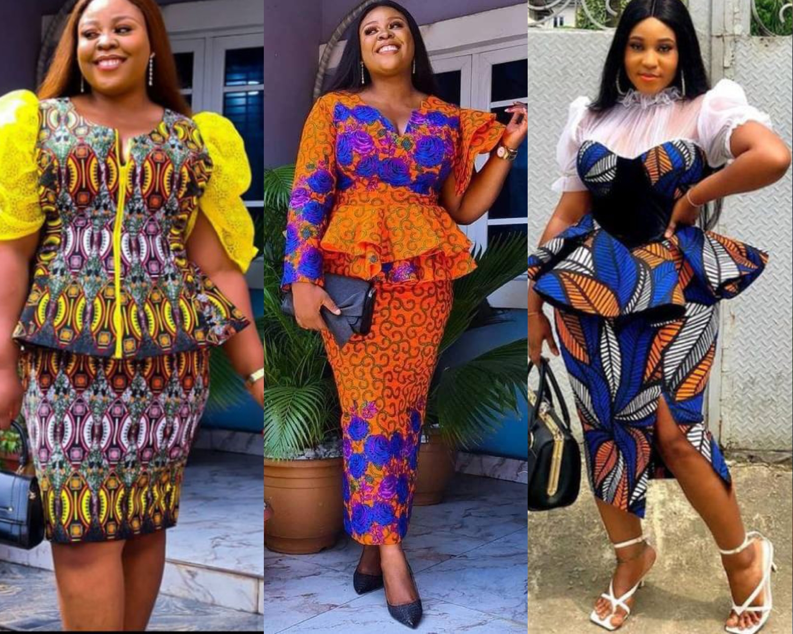 Best Ankara Peplum Blouse and Skirt Styles in 2022