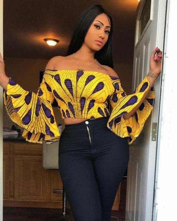 35 Latest Ankara Crop Top Styles for Ladies
