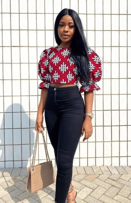 35 Latest Ankara Crop Top Styles for Ladies