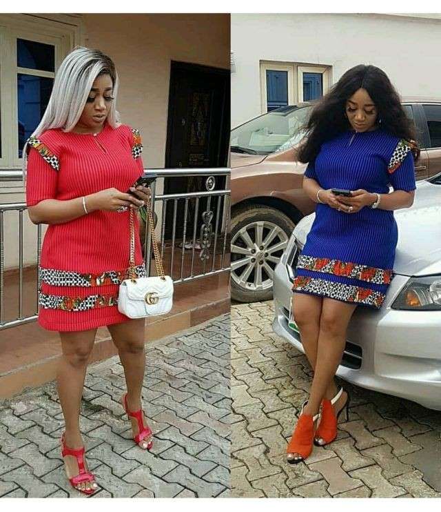 Latest Ankara Plain and Pattern Styles for Ladies