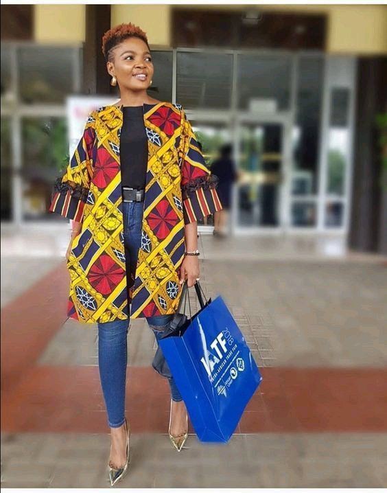 35 Best Ankara Jacket Styles for Ladies