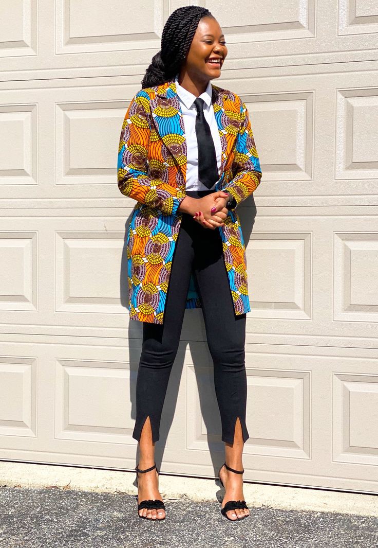 35 Best Ankara Jacket Styles for Ladies