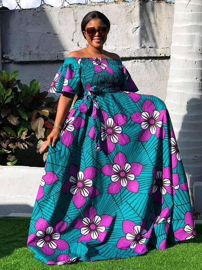 Latest Ankara Maxi Gown Styles in 2023 and 2024 Kaybee Fashion