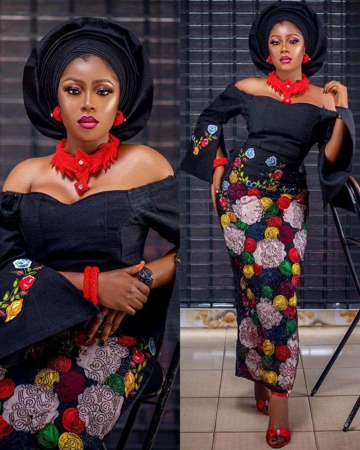 Latest Ankara Plain and Pattern Styles for Ladies