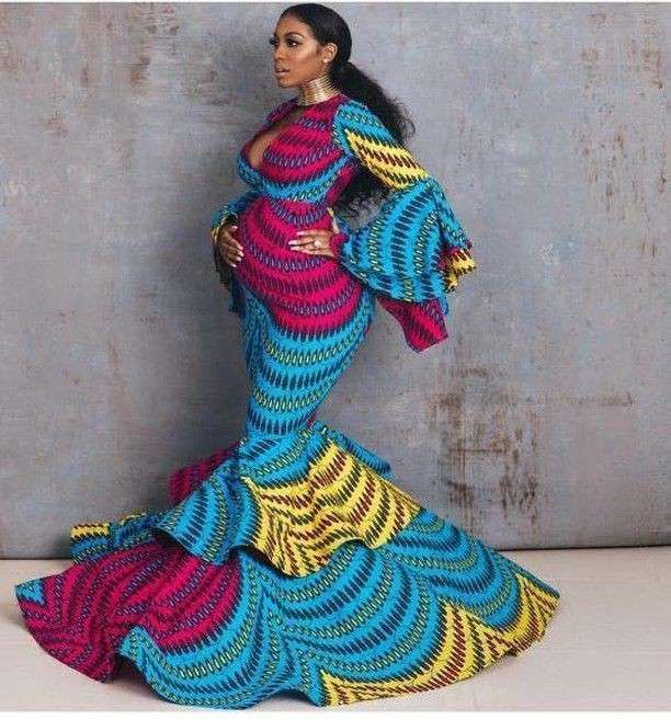 Latest Ankara Maternity Gown Styles for Pregnant Women