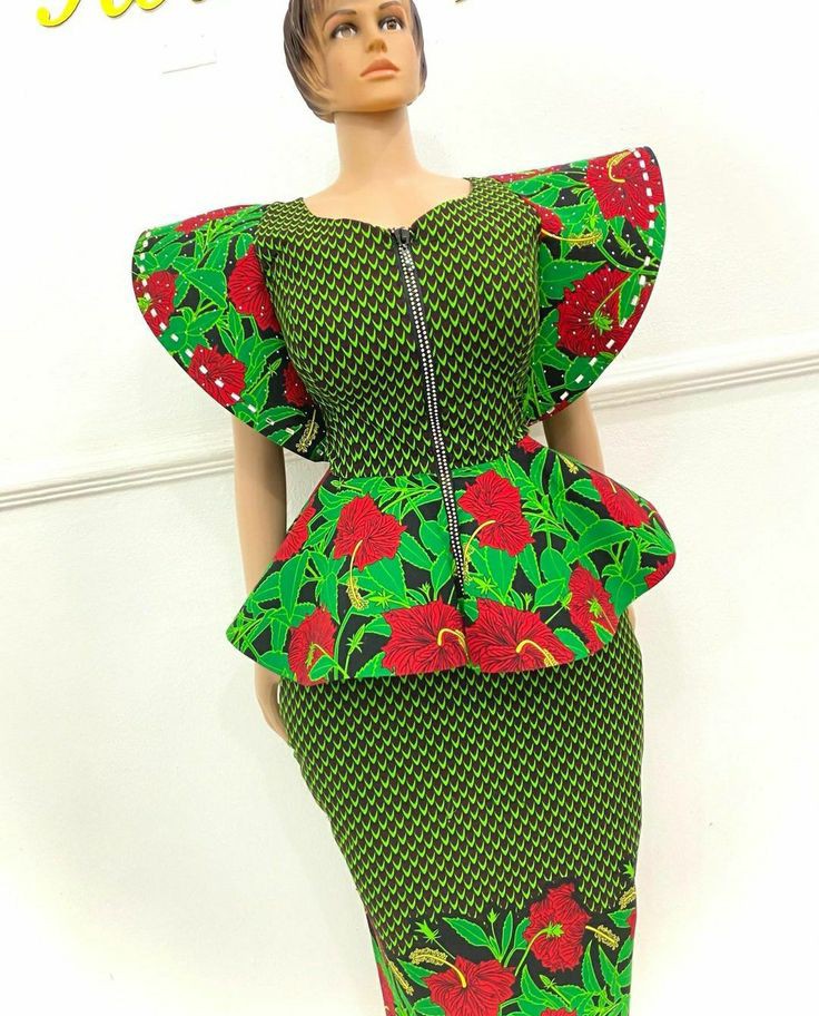 Best Ankara Peplum Blouse and Skirt Styles in 2022