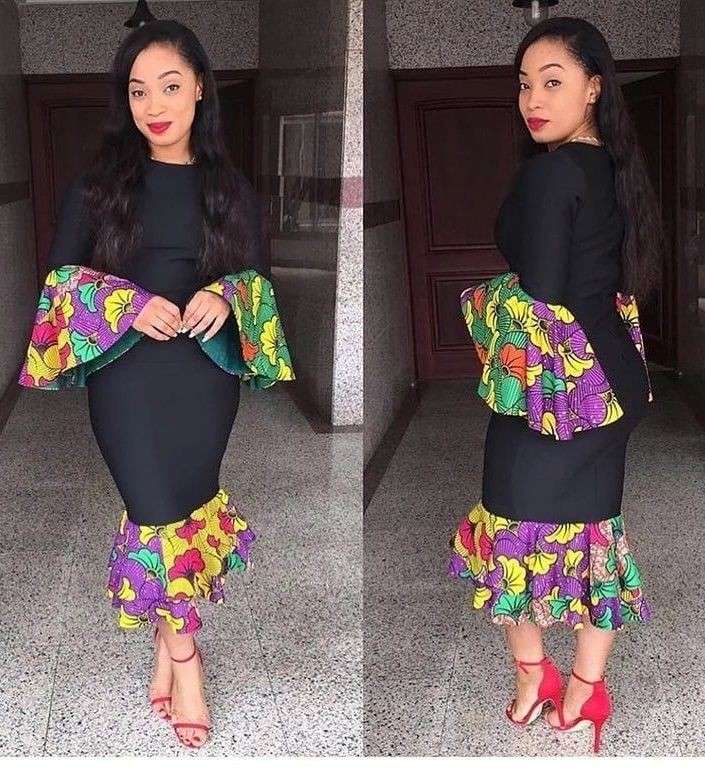 Latest Ankara Plain and Pattern Styles for Ladies