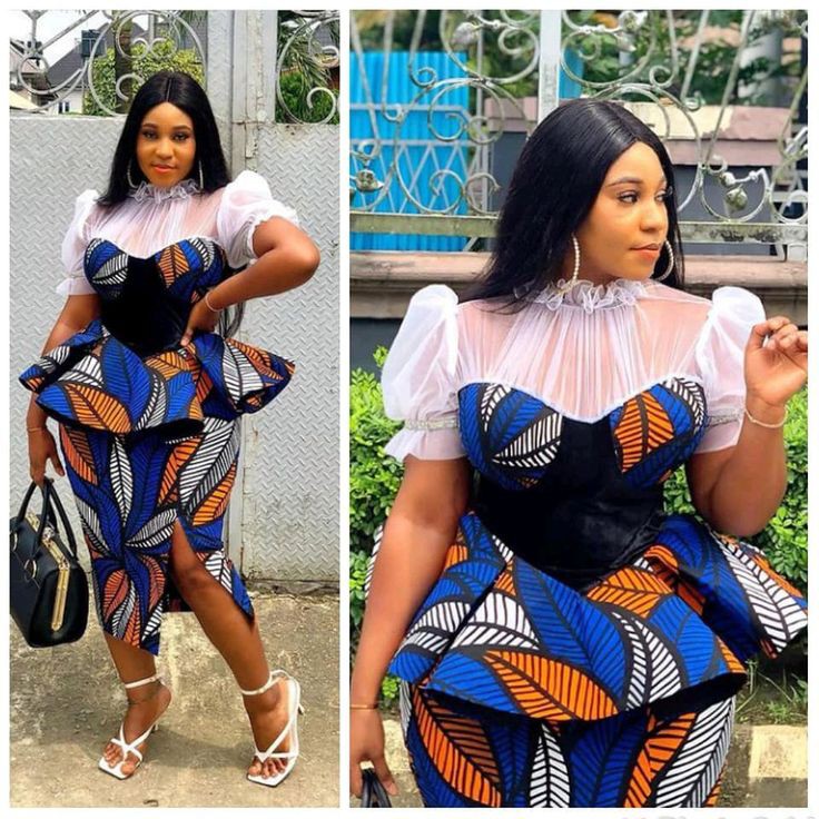 Best Ankara Peplum Blouse and Skirt Styles in 2022