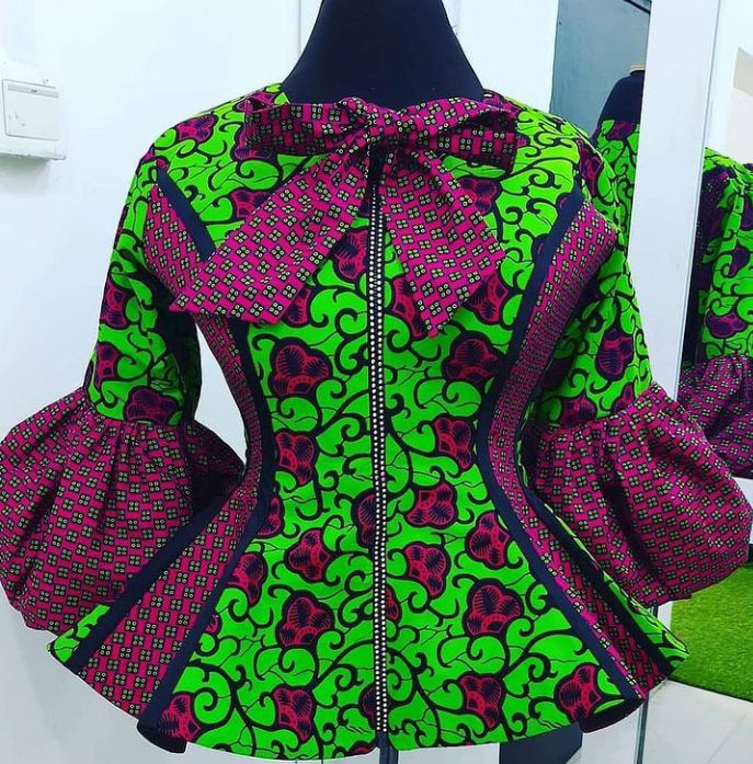 30 Latest Ankara Blouse Styles for Fashionistas