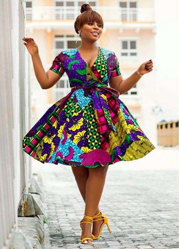 Beautiful Ankara and Lace Wrap Gown Styles in 2022