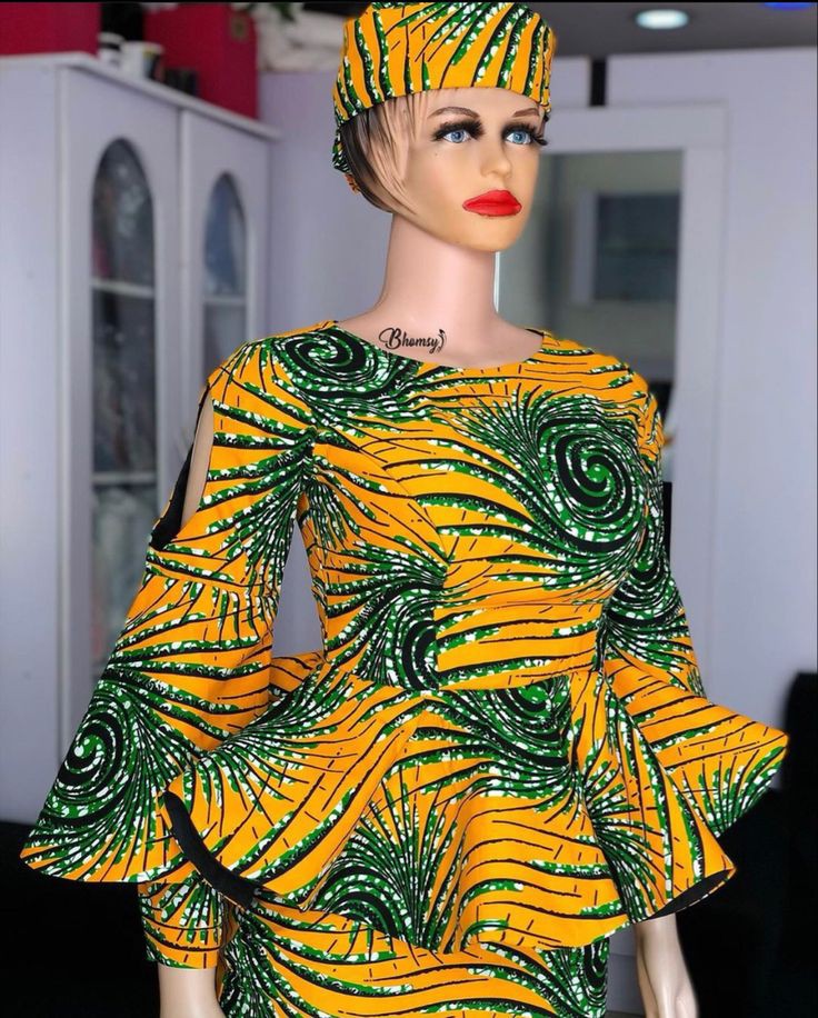 Best Ankara Peplum Blouse and Skirt Styles in 2022