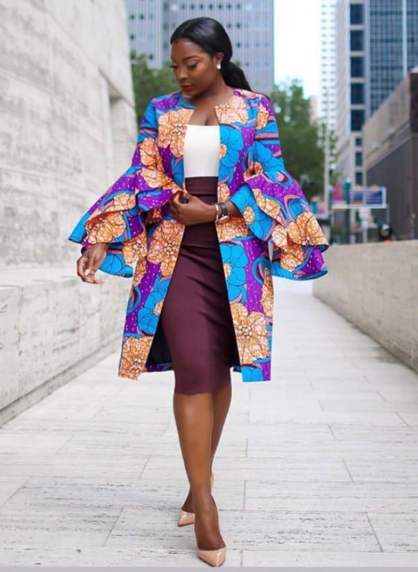 35 Best Ankara Jacket Styles for Ladies