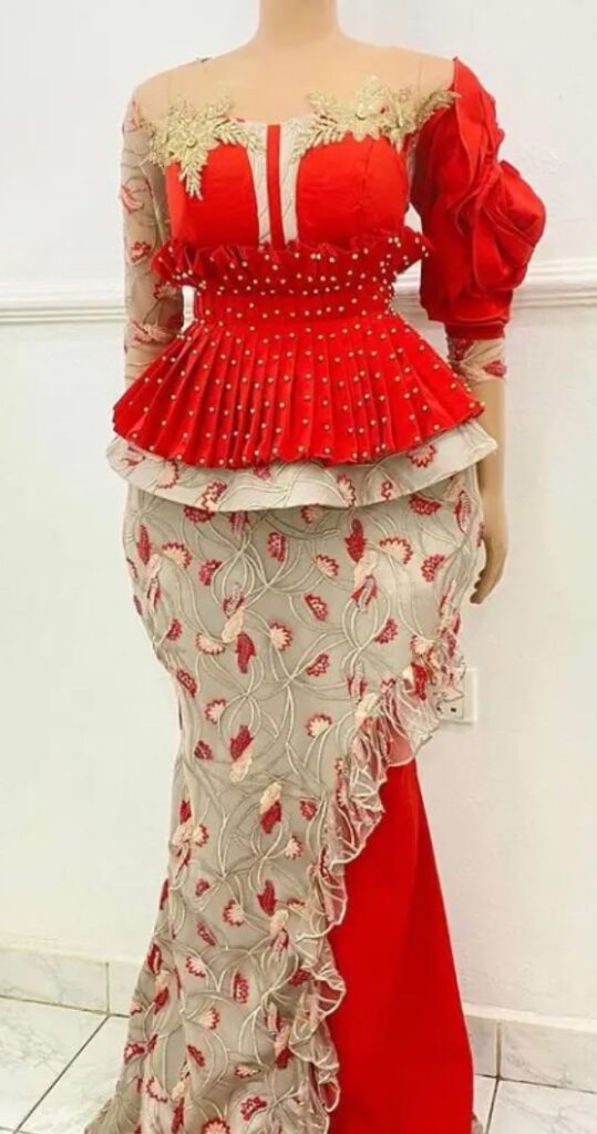 Latest Lace Skirt and Blouse Styles in 2022