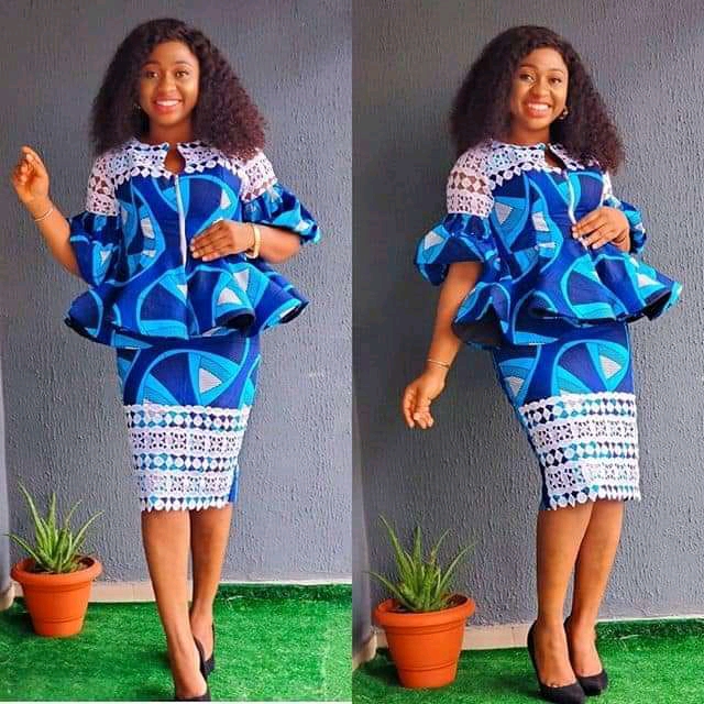 Best Ankara Peplum Blouse and Skirt Styles in 2022