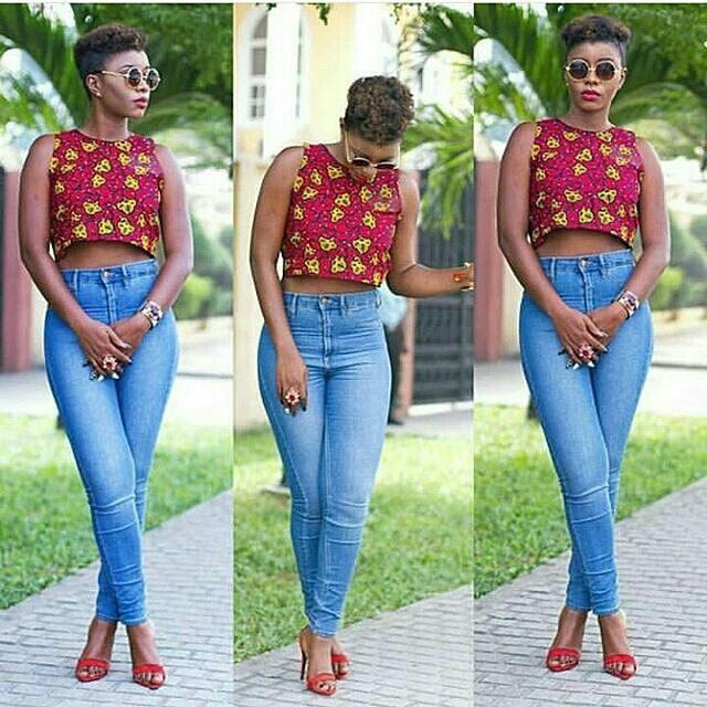 35 Latest Ankara Crop Top Styles for Ladies