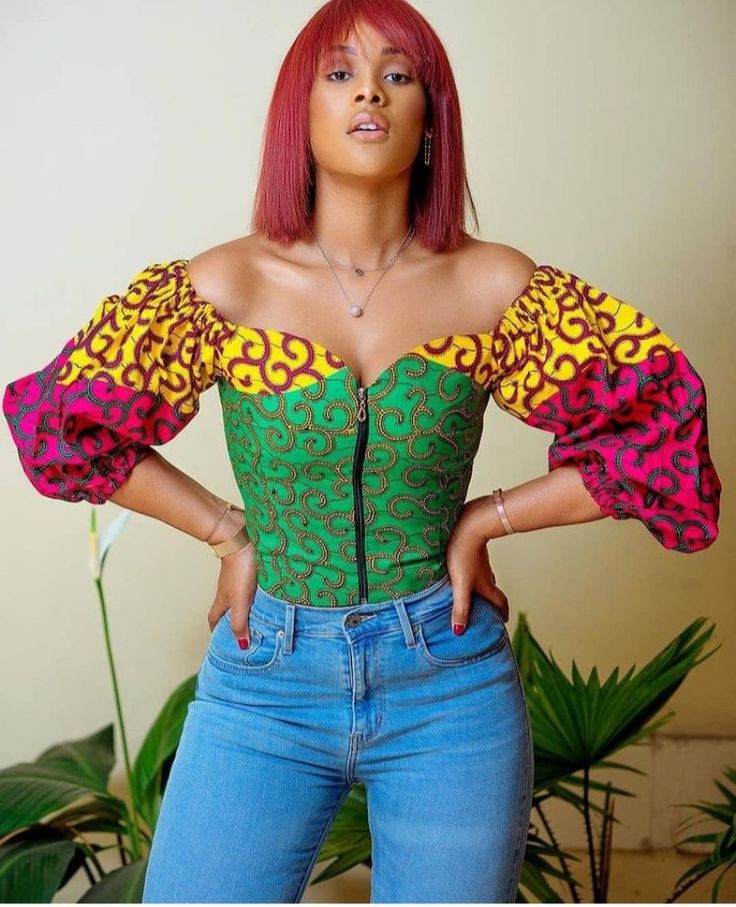 35 Latest Ankara Crop Top Styles for Ladies