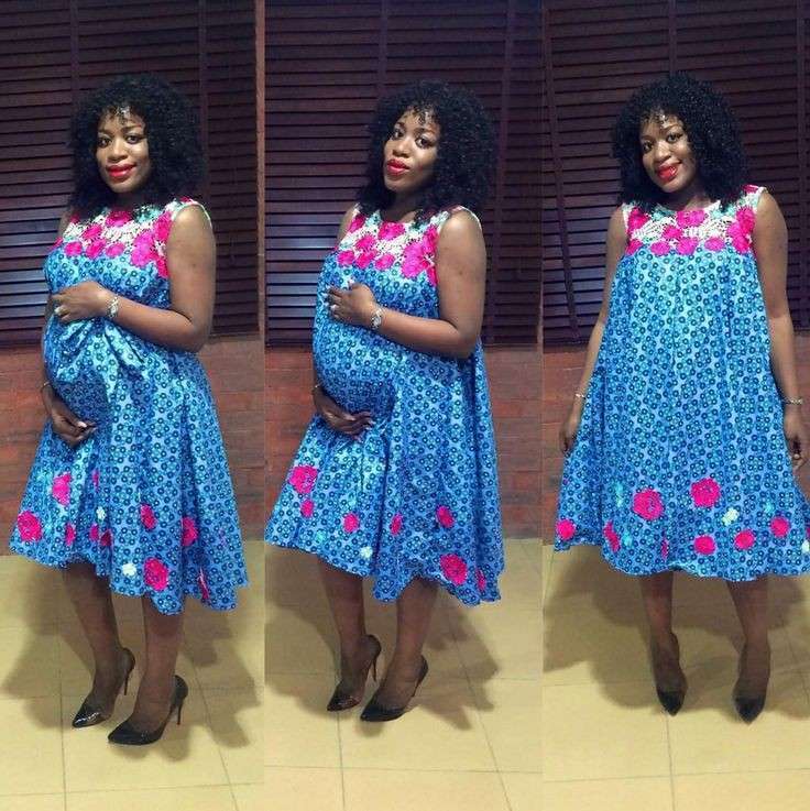 Ankara dresses for pregnant discount mothers