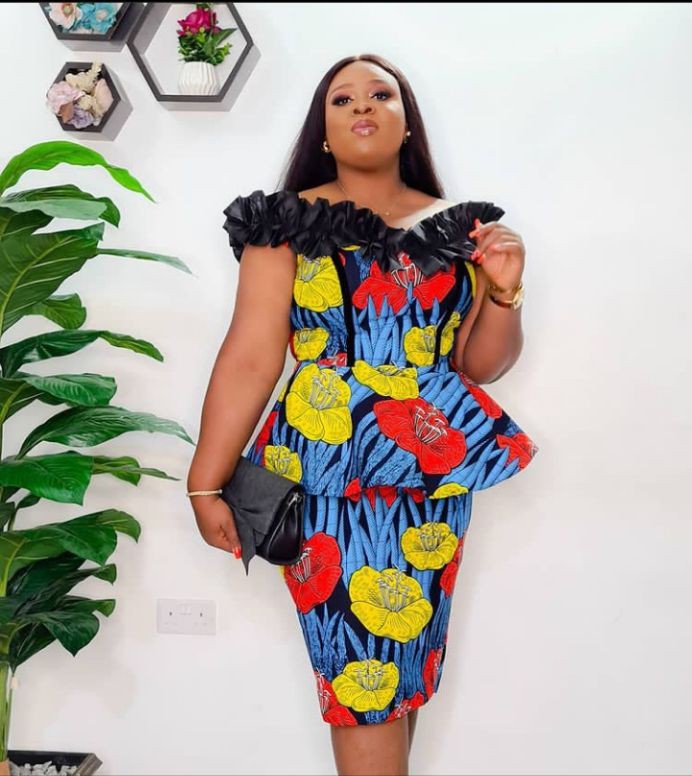 Best Ankara Peplum Blouse and Skirt Styles in 2022