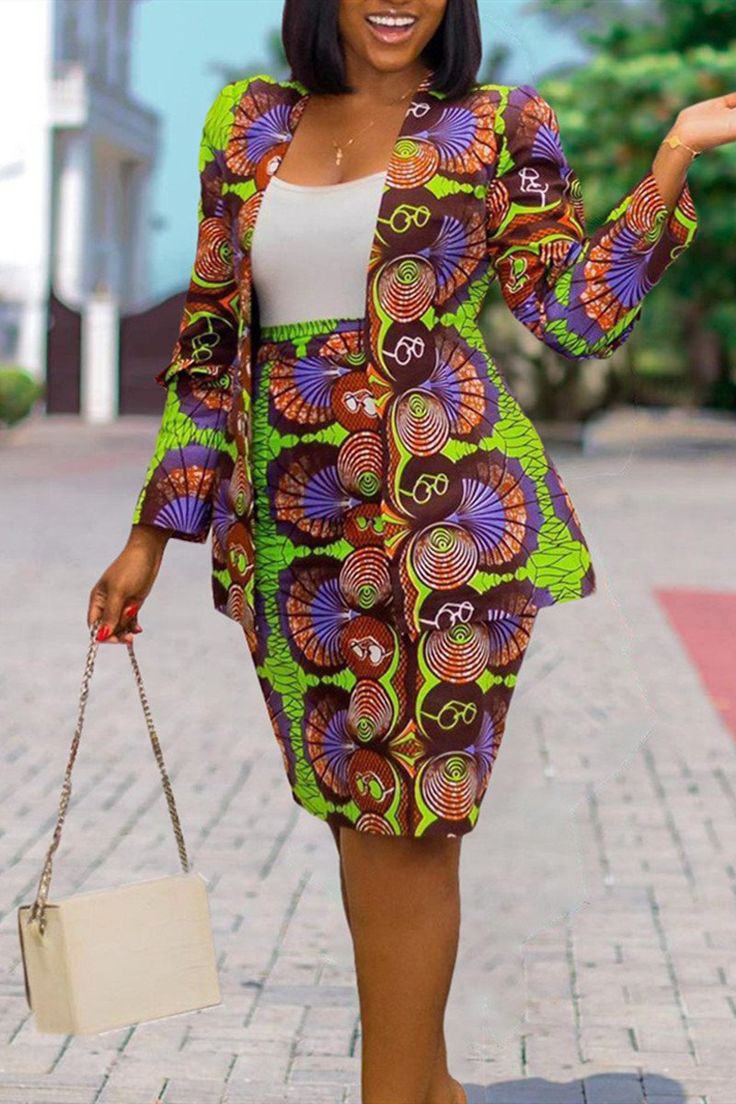 30 Latest Ankara Suit Styles for Ladies