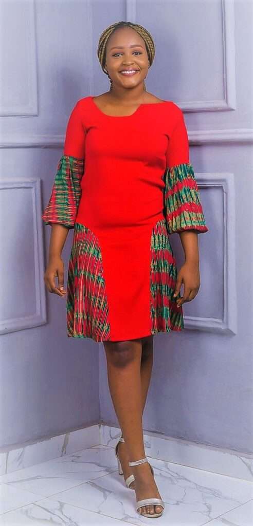 Latest Ankara Plain and Pattern Styles for Ladies