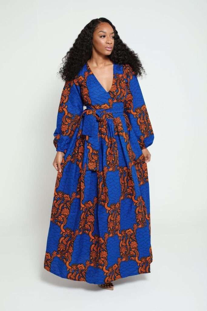 Beautiful Ankara and Lace Wrap Gown Styles in 2023 Kaybee Fashion Styles