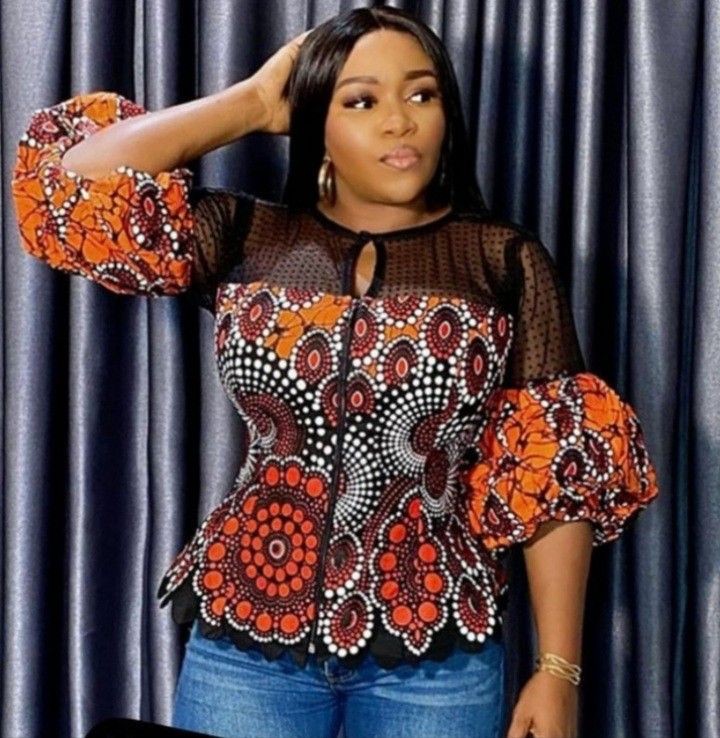 Ankara blouse styles for ladies on sale