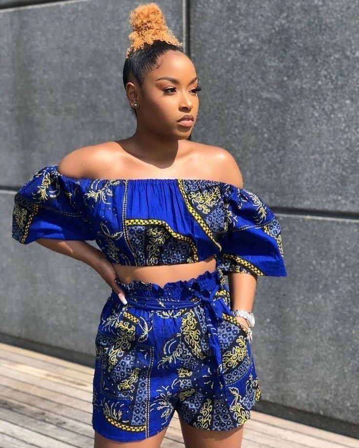 35 Latest Ankara Crop Top Styles for Ladies