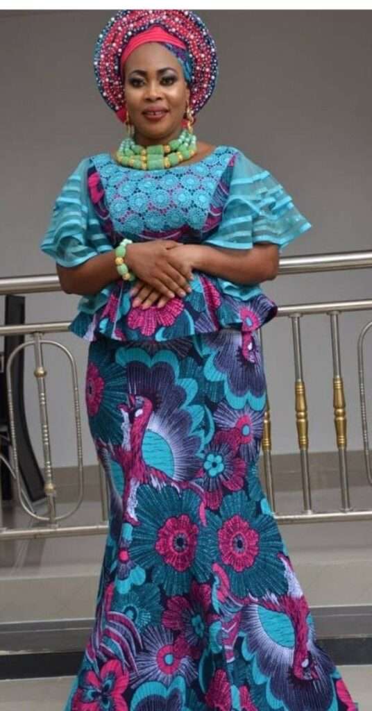 40 Latest Ankara and Lace Combination Styles in 2021 and 2022