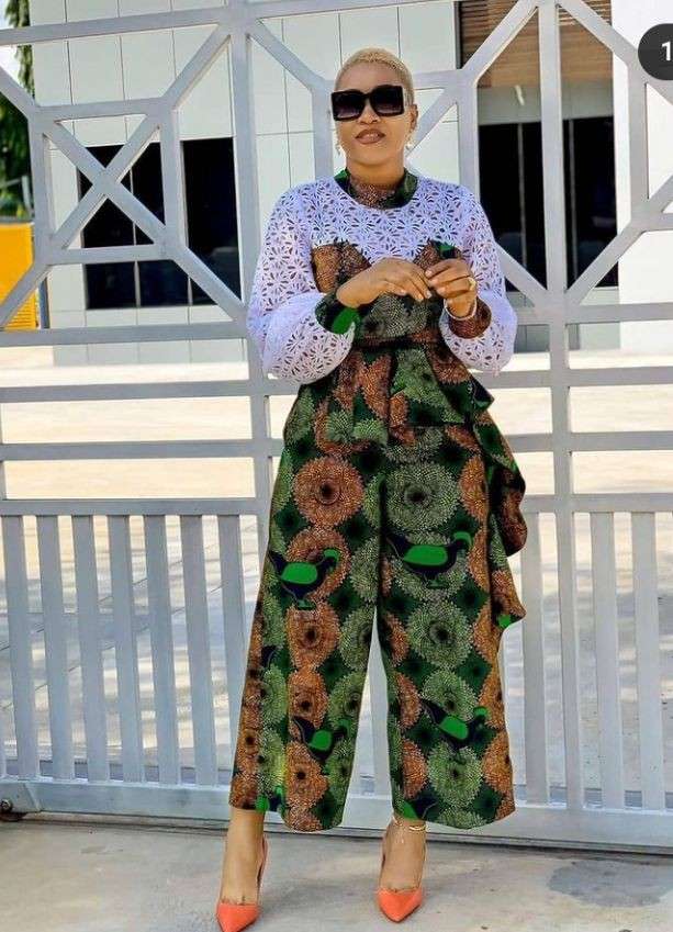 40 Latest Ankara and Lace Combination Styles in 2021 and 2022