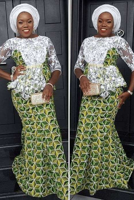 40 Latest Ankara and Lace Combination Styles in 2021 and 2022