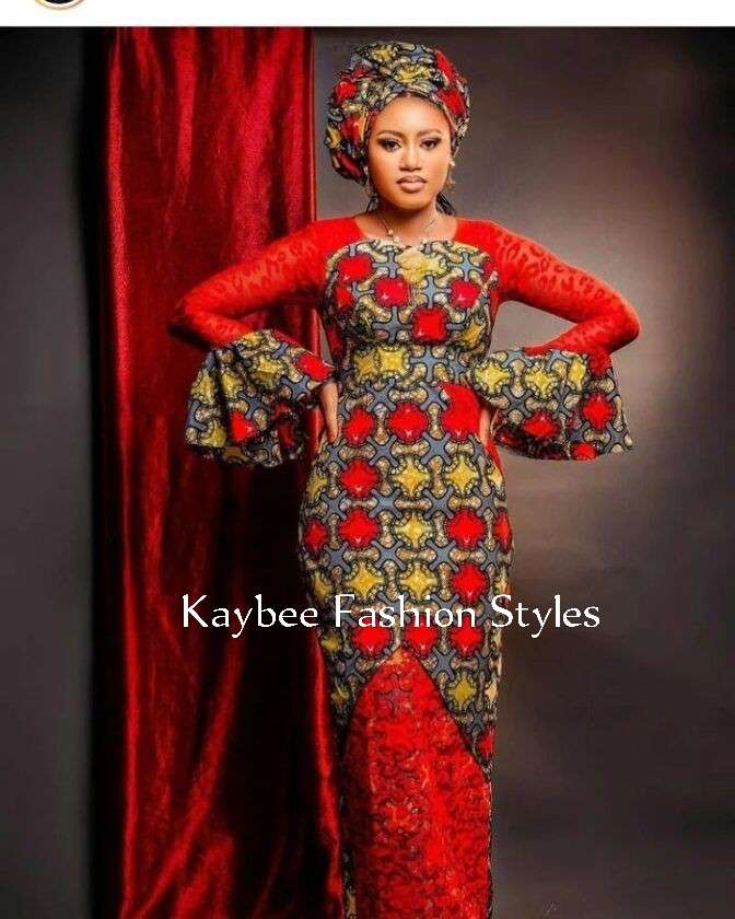 40 Latest Ankara and Lace Combination Styles in 2021 and 2022