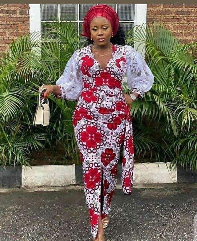 40 Latest Ankara and Lace Combination Styles in 2021 and 2022