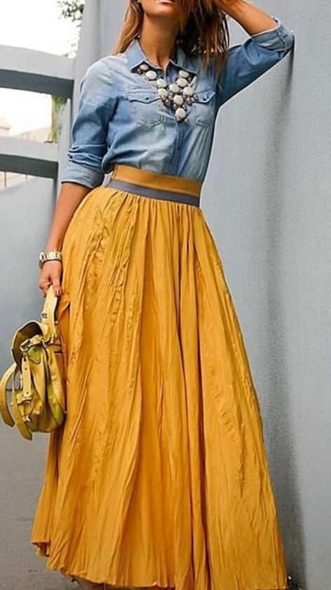 How to Style Your Skirt: Different Ways To Wear Your Long Skirt in 2024 ...