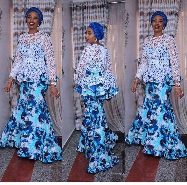 40 Latest Ankara and Lace Combination Styles in 2021 and 2022