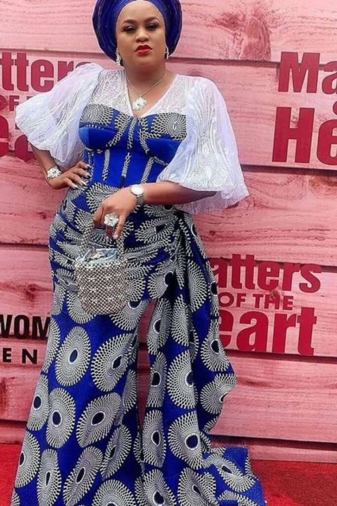 40 Latest Ankara and Lace Combination Styles in 2021 and 2022